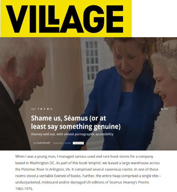 Village
                        Magazine - Shame us, Samus (or at least say
                        something genuine)